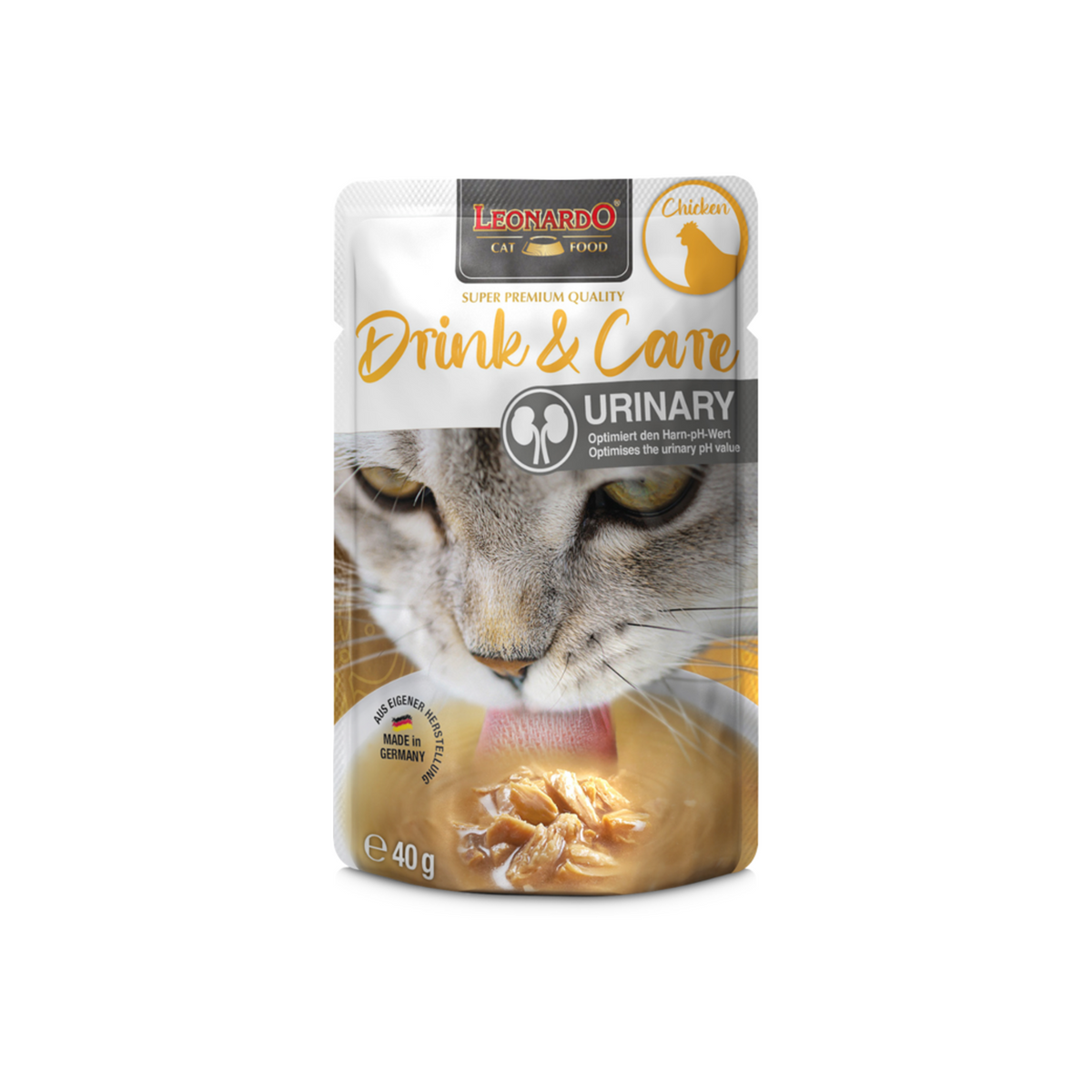 Leonardo Drink & Care Urinary para el tracto urinario de gatos, sobre 40 g