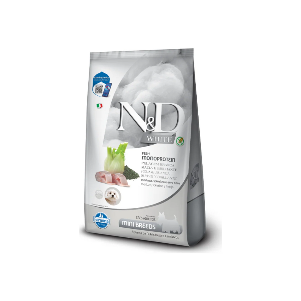 N&D White para Perros Adultos Razas Pequeñas - alimento Farmina N&D