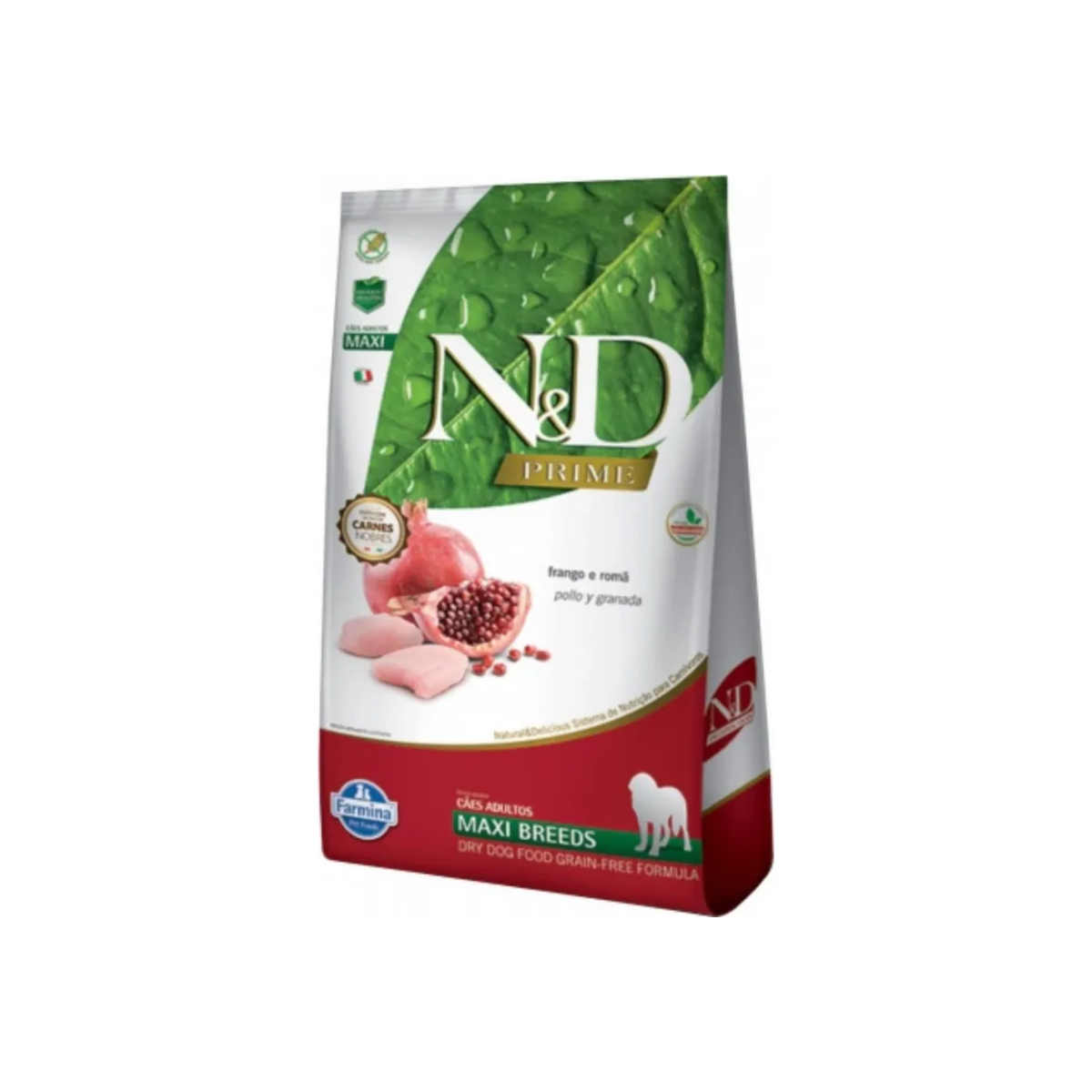 N&D Prime Pollo y Granada para Perros Razas Grandes - alimento Farmina N&D