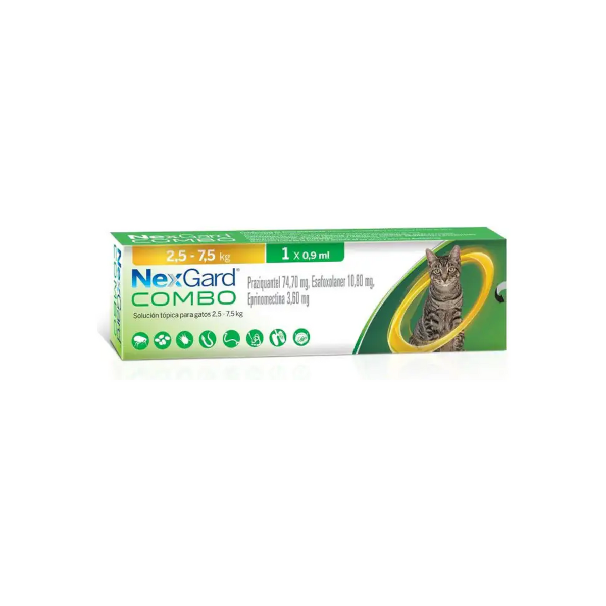 NexGard Combo Gatos 2.5 - 7.5 kg