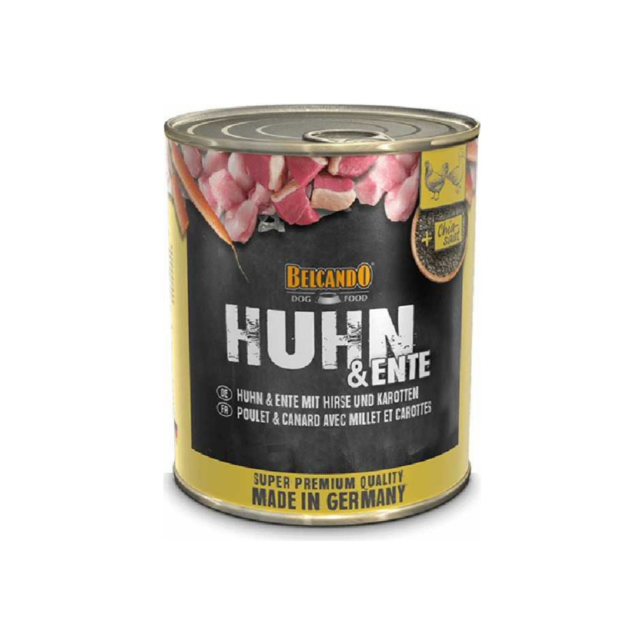 Belcando Lata Pollo y Pato Mijo Zanahorias 800g