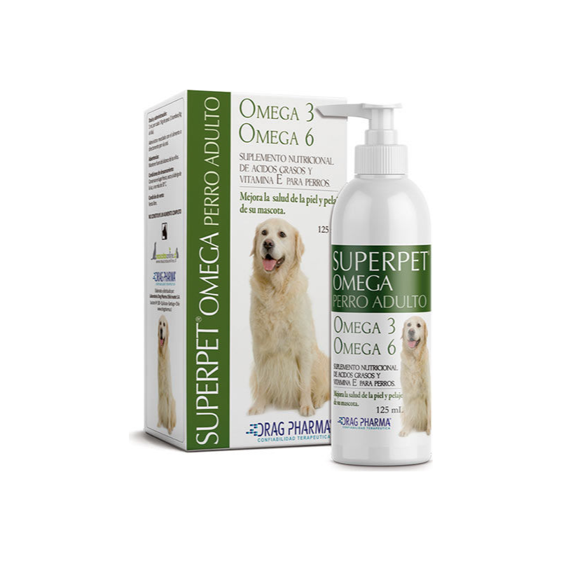 Superpet Adulto Aceite Omega 3 y 6 125 ml
