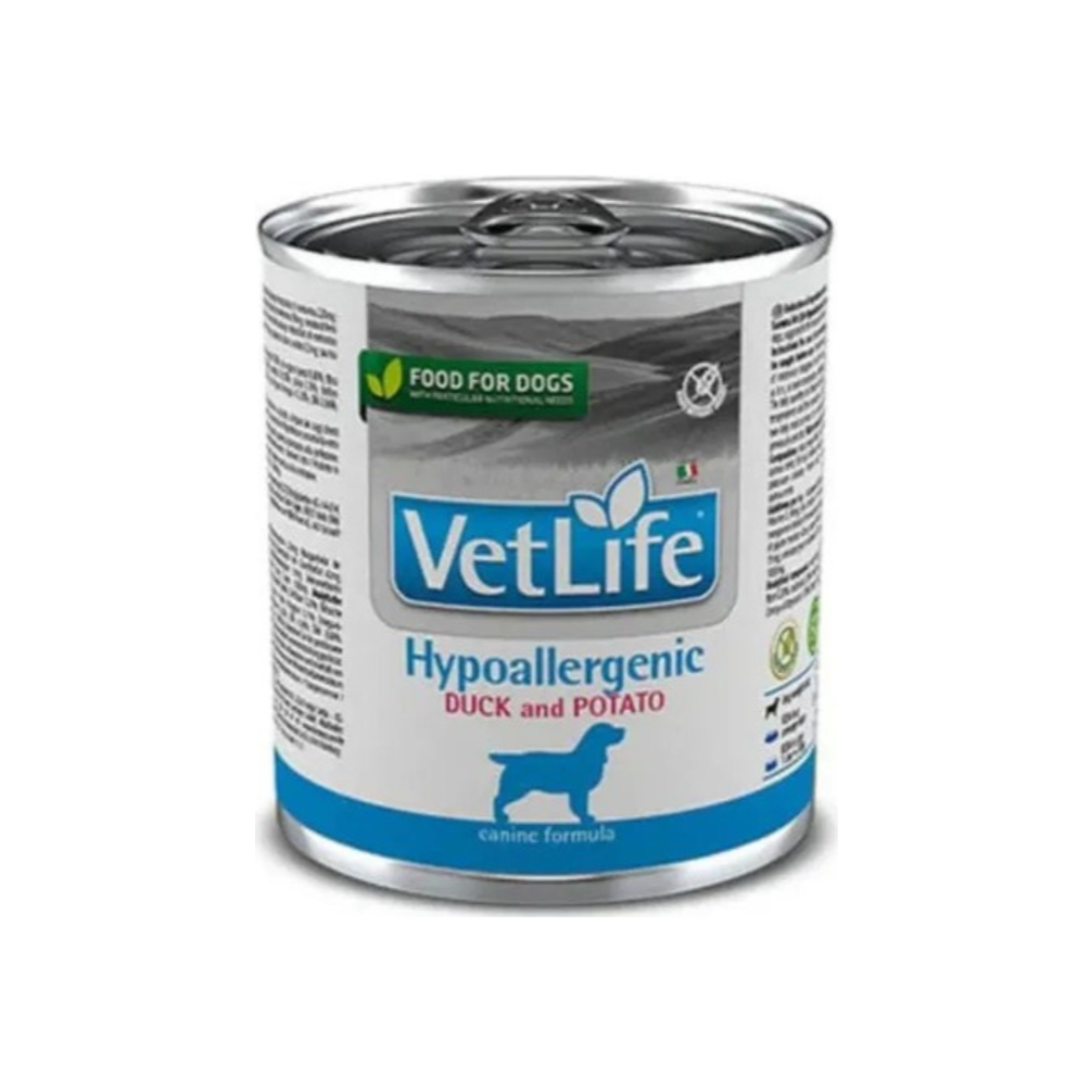 Vet Life Lata Hypoallergenic Pato para Perros