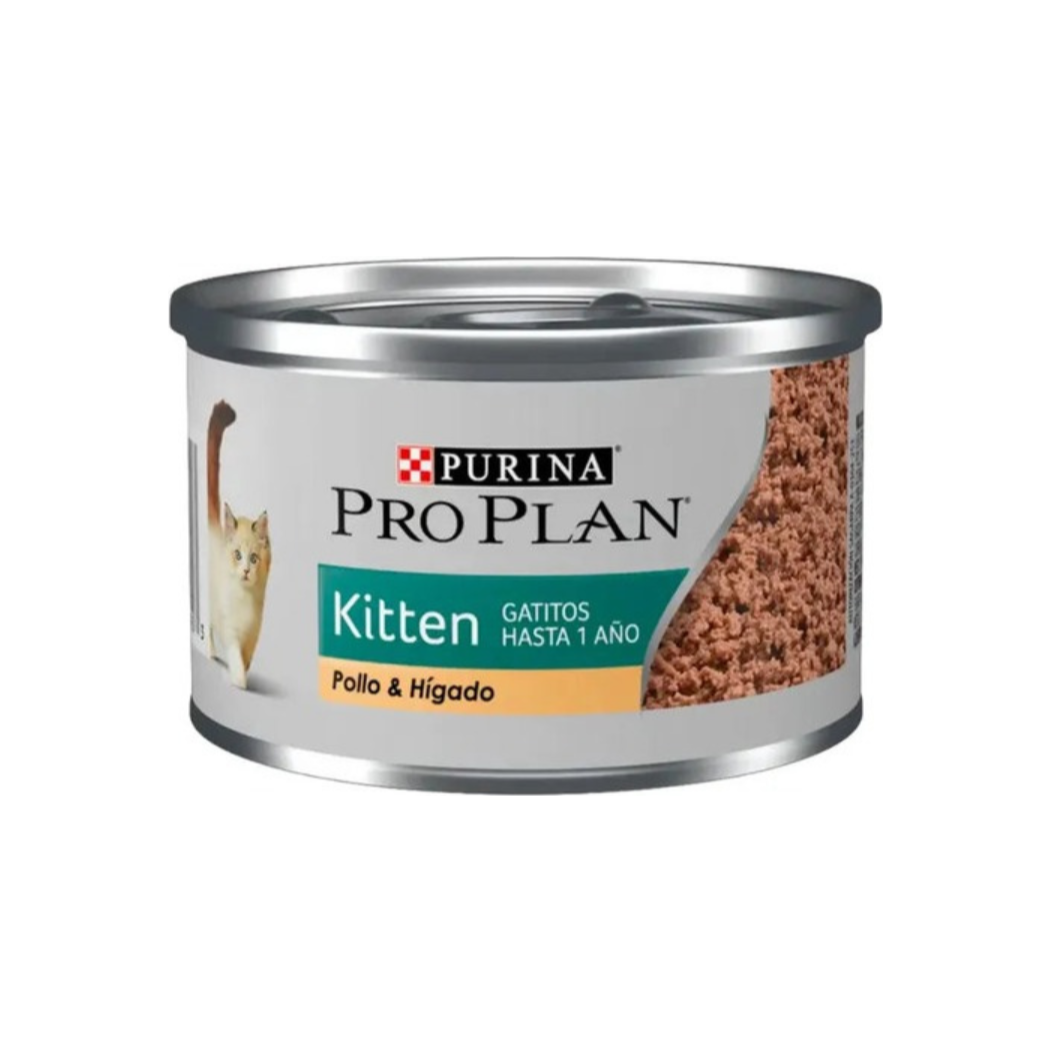 Pro Plan Lata Pollo e Hígado para Gatitos