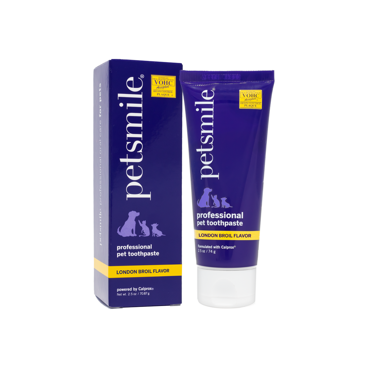 Pasta de Dientes Profesional para Mascotas Petsmile Sabor Carne Asada 70 g