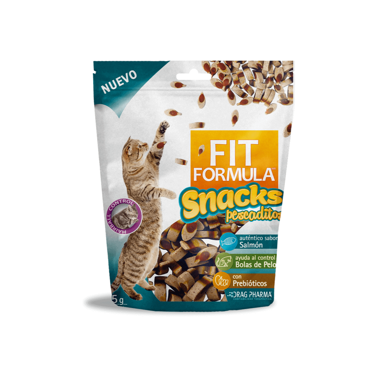 Snack Fit Gato Pescaditos 65g