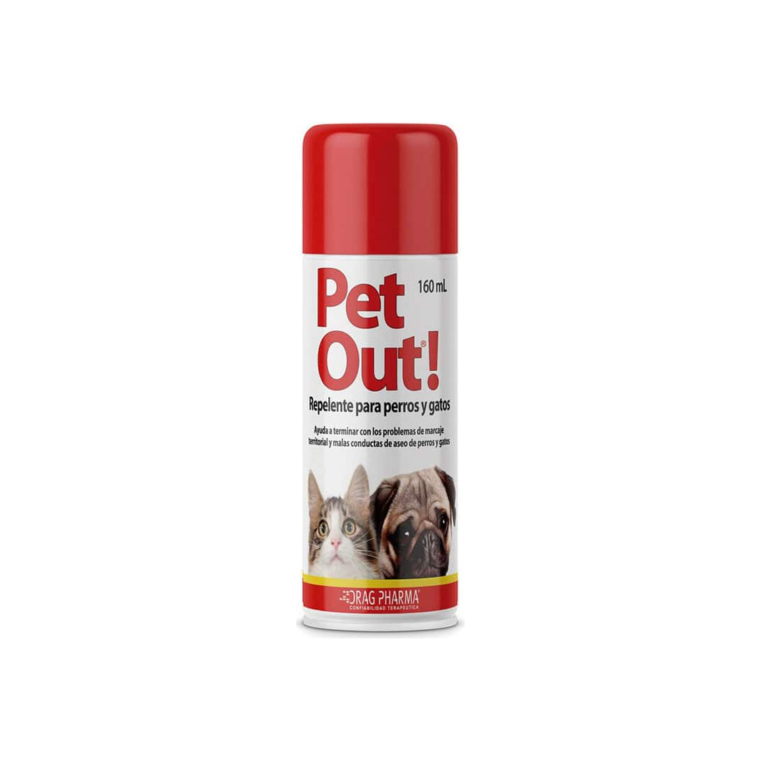 Pet Out® Spray Repelente 160 mL