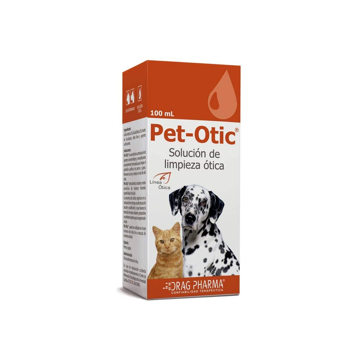 Pet-Otic® Limpiador Ótico Perros y Gatos 100 mL