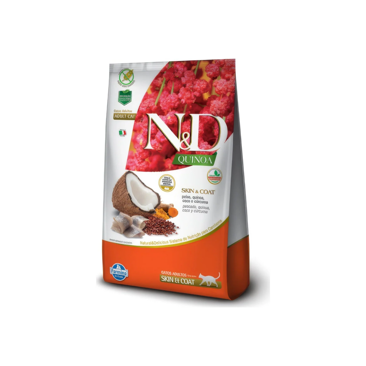 N&D Quinoa Skin & Coat Pescado para Gatos - alimento Farmina N&D