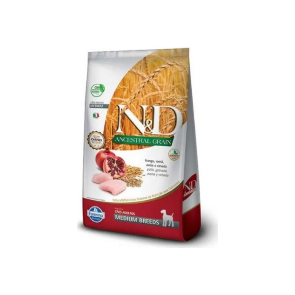 N&D Grano Ancestral Selection para Perros Medianos - alimento Farmina N&D