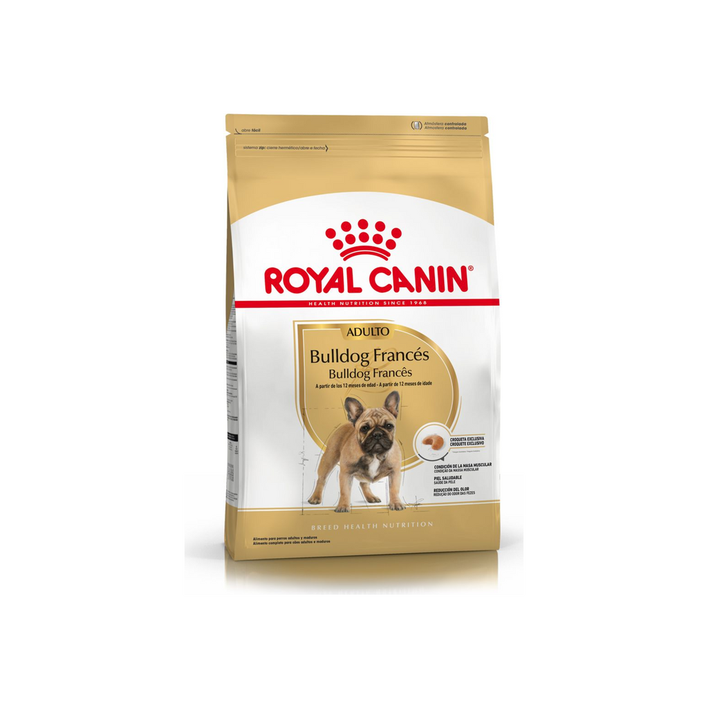 Royal Canin Bulldog Francés Adulto empaque oficial alimento