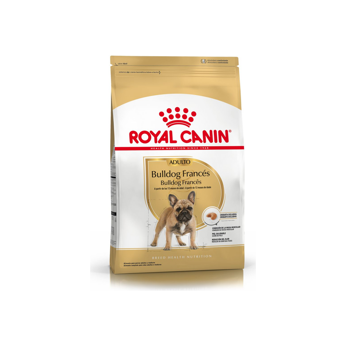 Royal Canin Bulldog Francés Adulto empaque oficial alimento