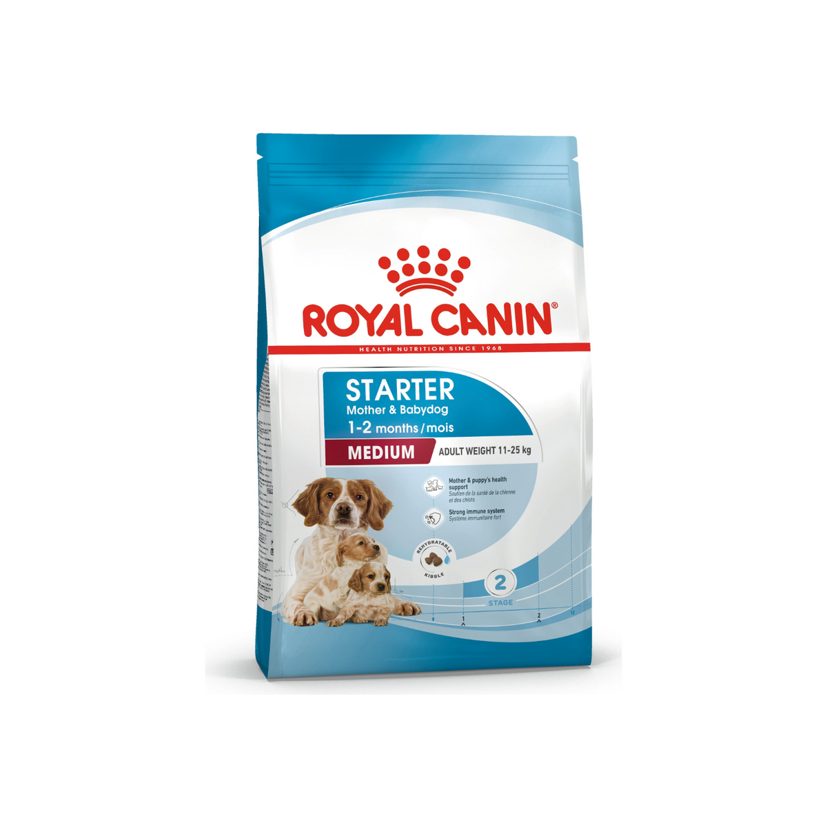 Royal Canin Medium Starter empaque oficial alimento