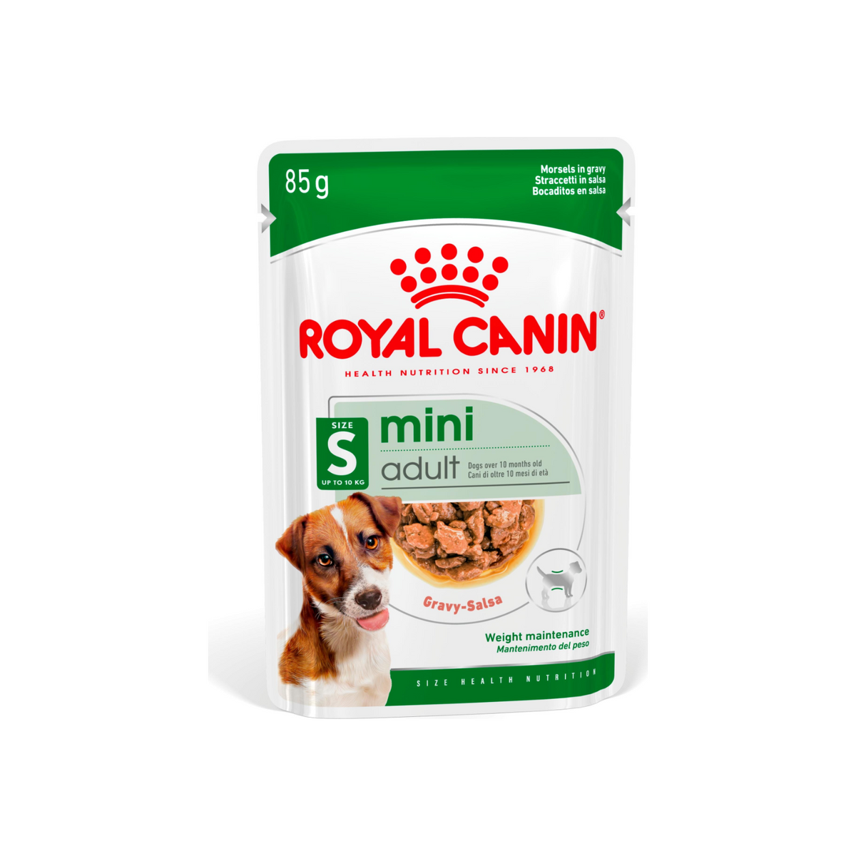 Royal Canin Mini Adulto alimento húmedo en sobre para perros adultos de razas pequeñas 85 g
