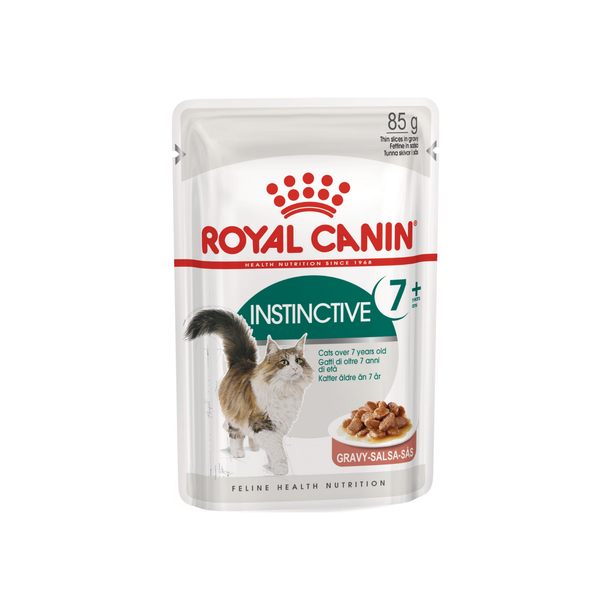 Royal Canin Instinctive 7+ pouch alimento húmedo para gatos senior 85 g