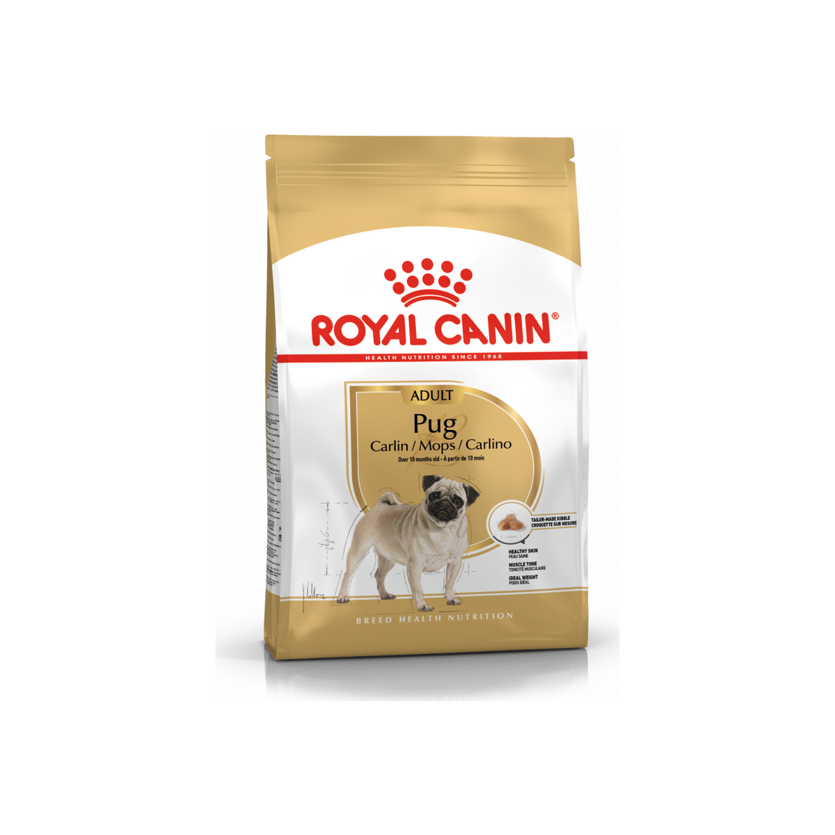 Royal Canin Pug Adulto empaque oficial alimento