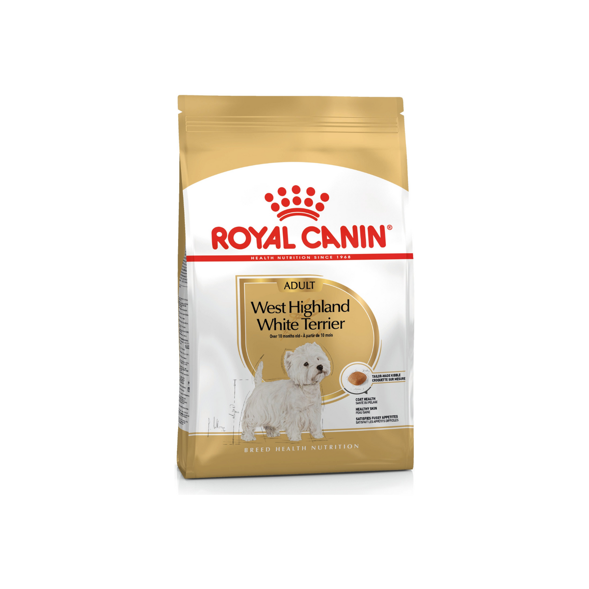 Royal Canin West Highland White Terrier Adulto empaque oficial alimento