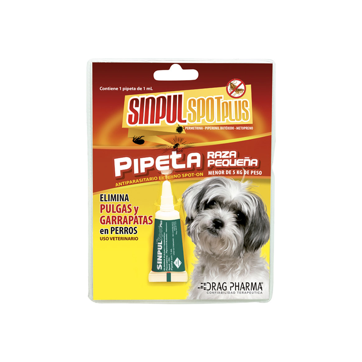 Sinpulspot® Plus Raza Pequeña Antiparasitario Spot-on Perros 1,0 mL