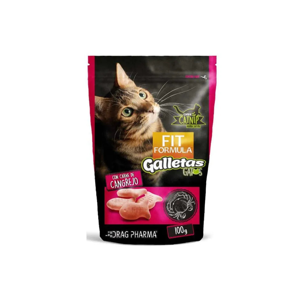 Fit Fórmula Galletas Cangrejo con Catnip 100g