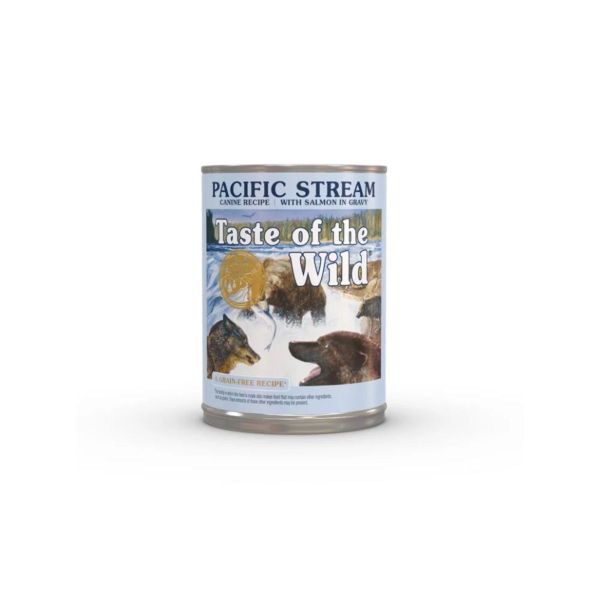 Taste of the Wild lata Pacific Stream Salmón alimento húmedo grain-free para perros