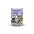 Taste of the Wild lata Sierra Mountain Cordero alimento húmedo grain-free para perros