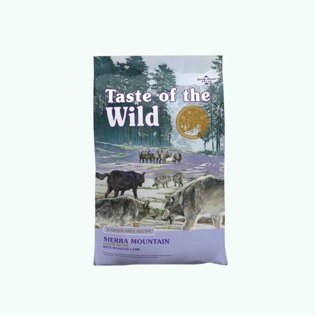 Taste of the Wild Sierra Mountain Cordero alimento seco grain-free para perros adultos