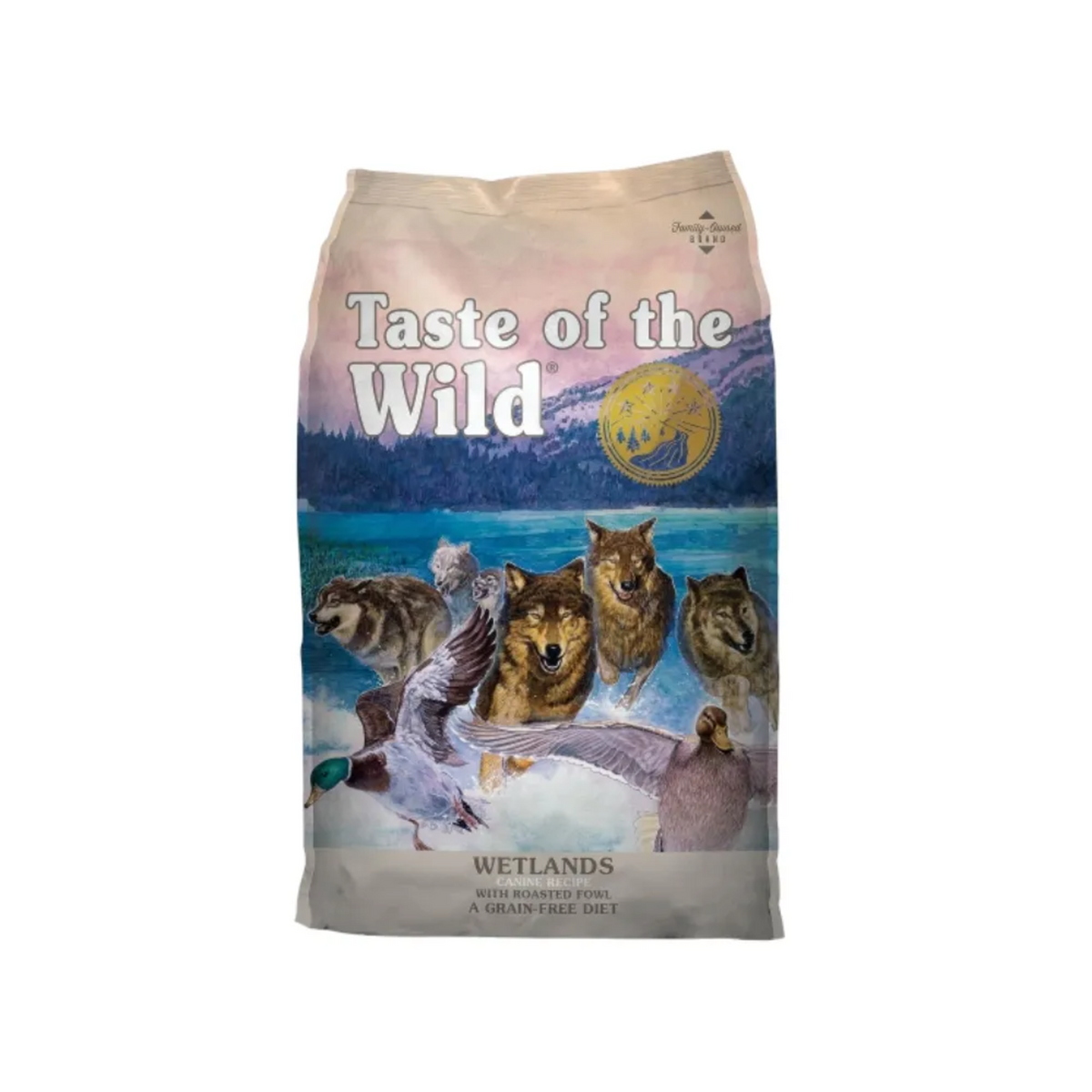 Taste of the Wild Wetlands Pato alimento seco grain-free para perros adultos