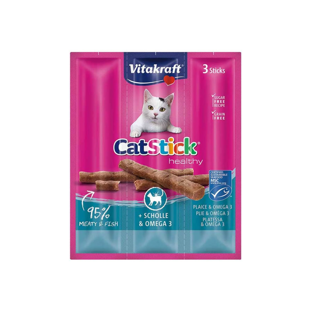 Vitakraft Cat Stick Classic Salmón