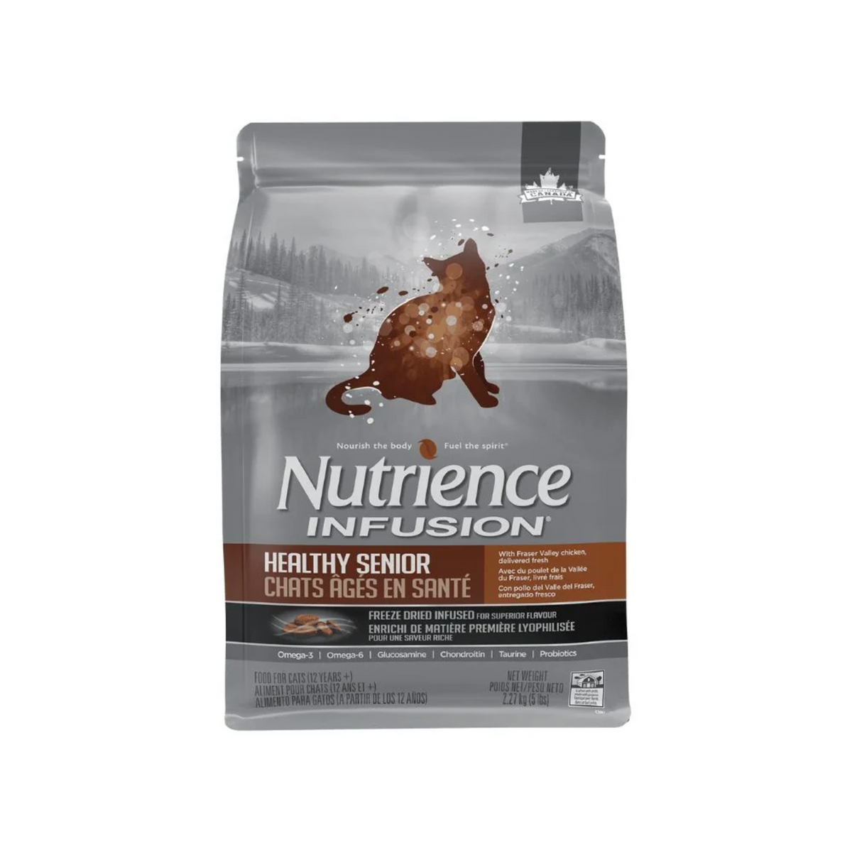 Nutrience Infusion alimento seco para gatos senior